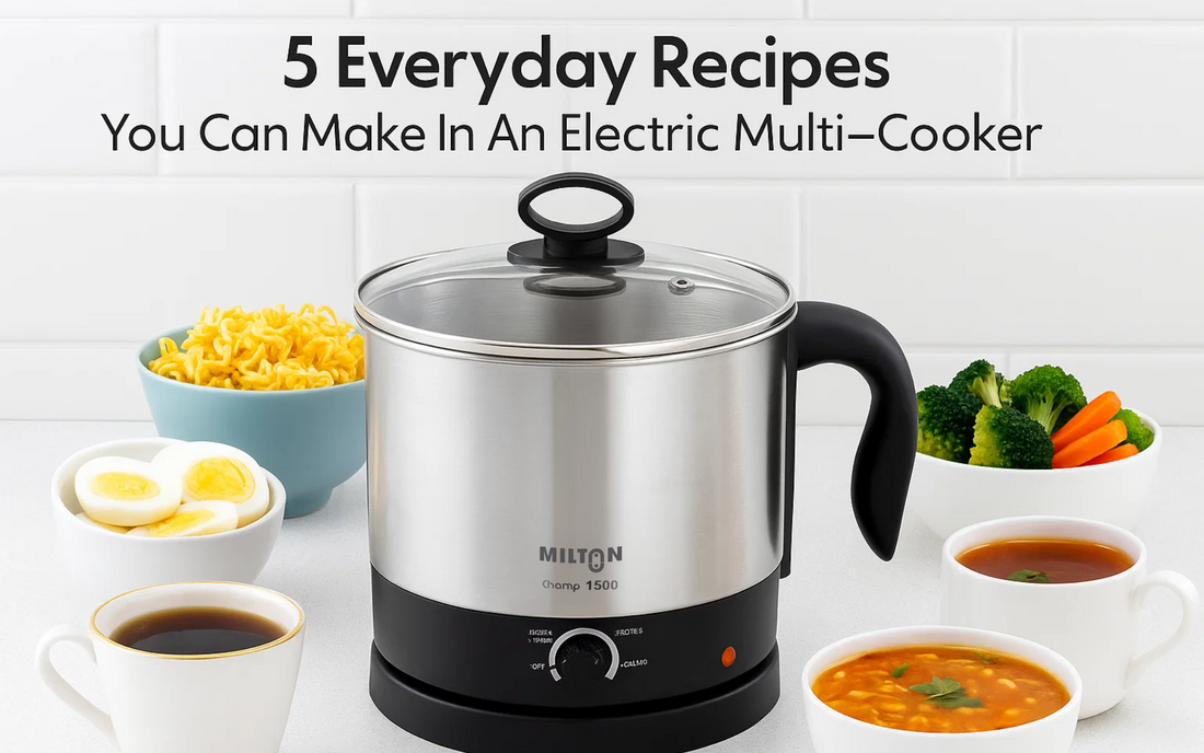 5 Everyday Recipes You Can Make in an Electric Multi-Cooker