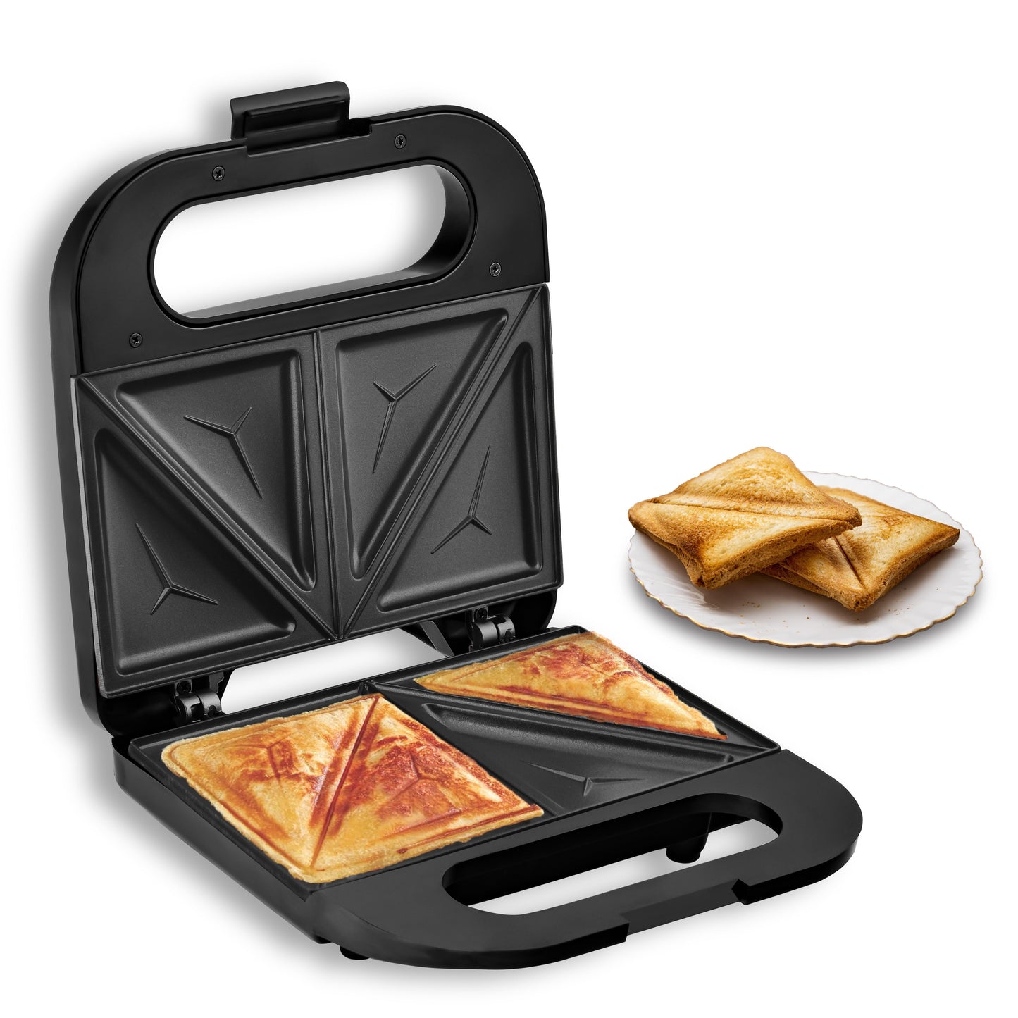 Milton Royal Express 800W 2 Slice Triangular Sandwich Maker