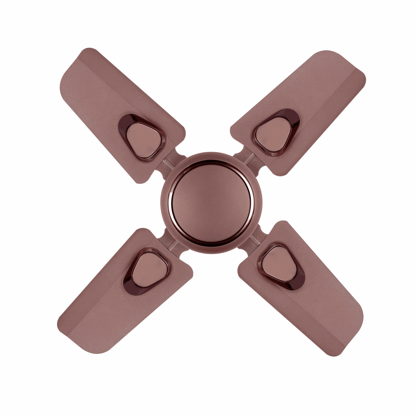 MILTON Brezza 600mm Ceiling Fan with compact 3-blade design in matte finish.