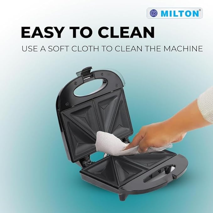 MILTON Express 800W 2 Slice Sandwich Maker | Hot Sandwiches In Minutes