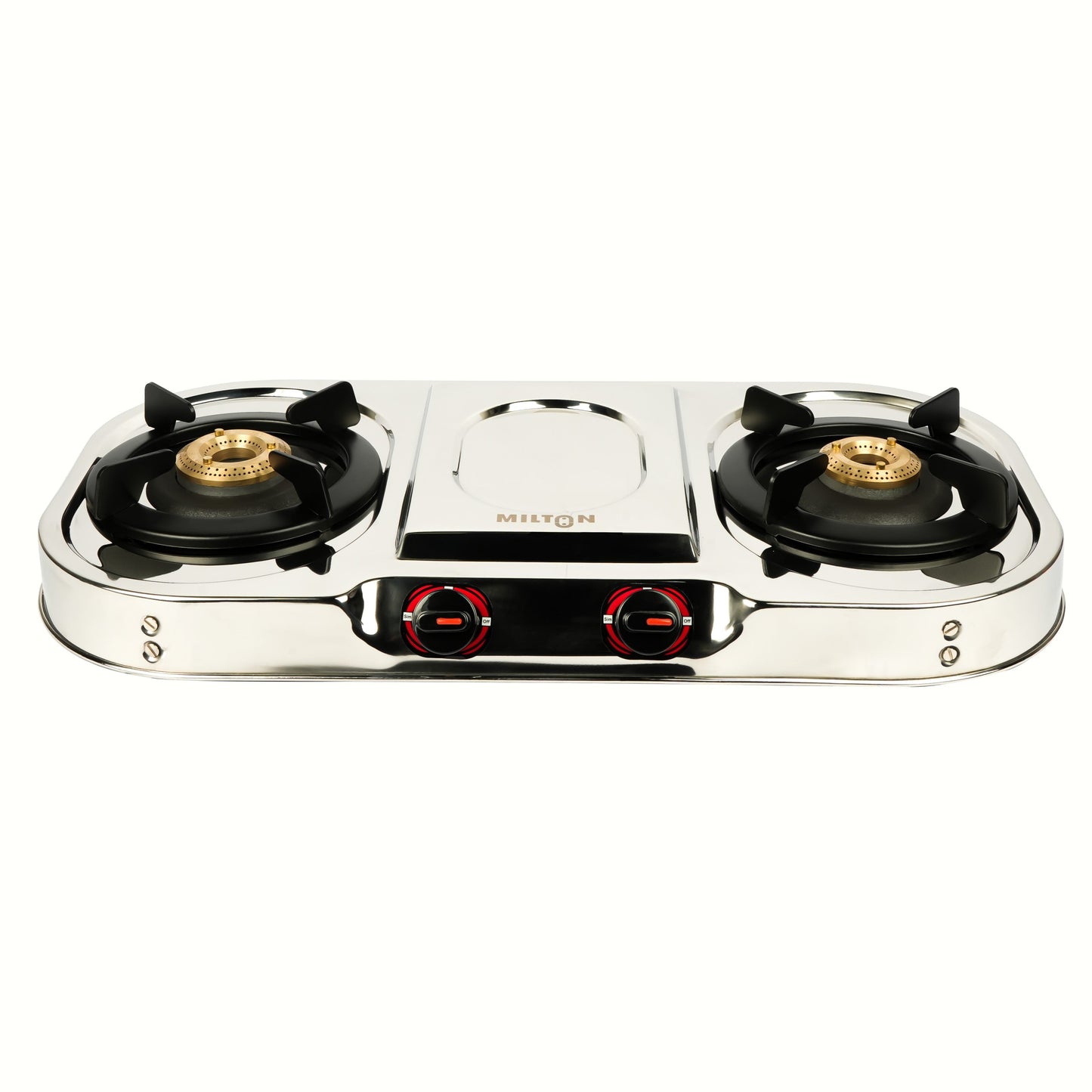 MILTON Royal Stainless Steel Gas Stove 2 Burners