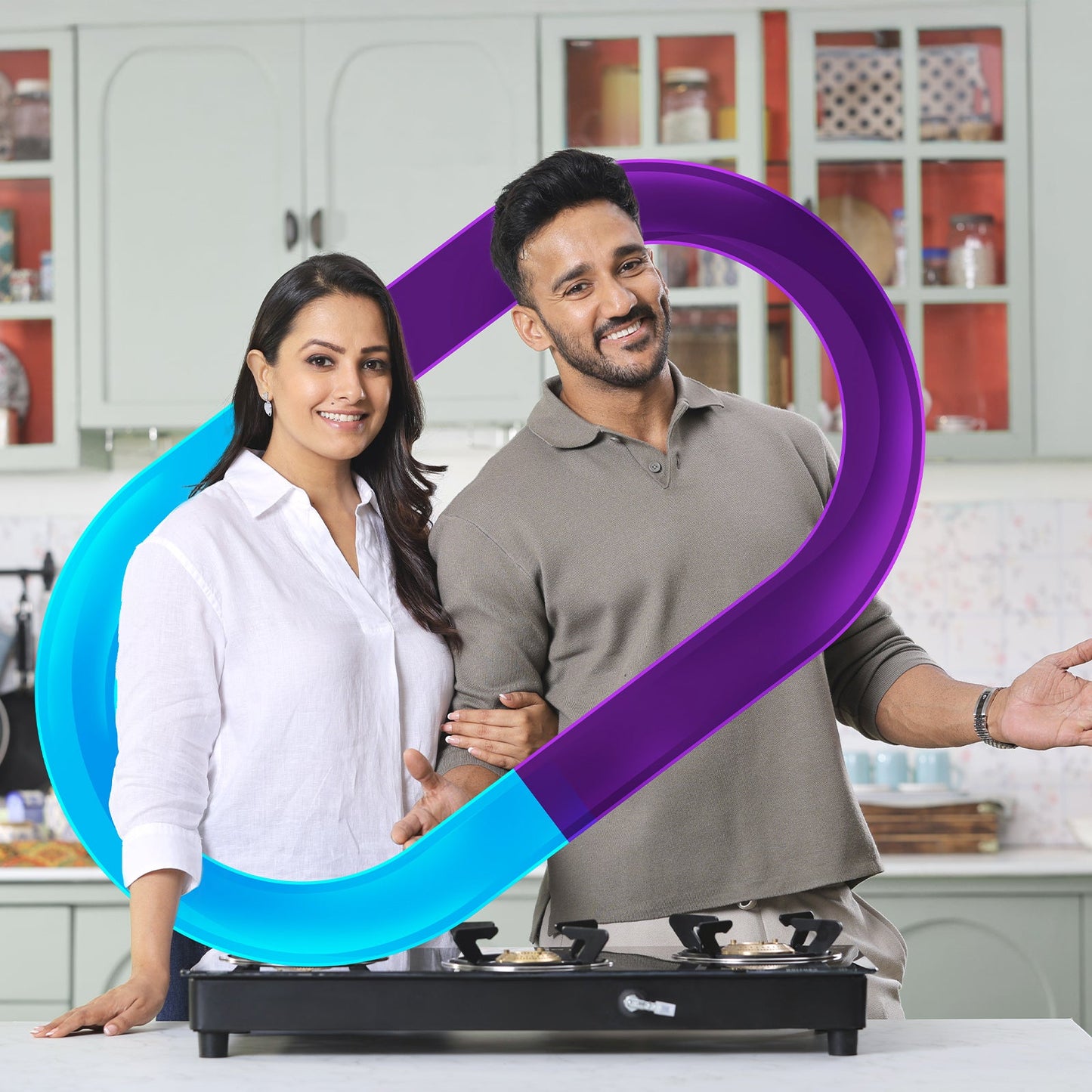 Milton Premium Pro 3 Burners Auto Ignition Gas Stove High Safety Valve