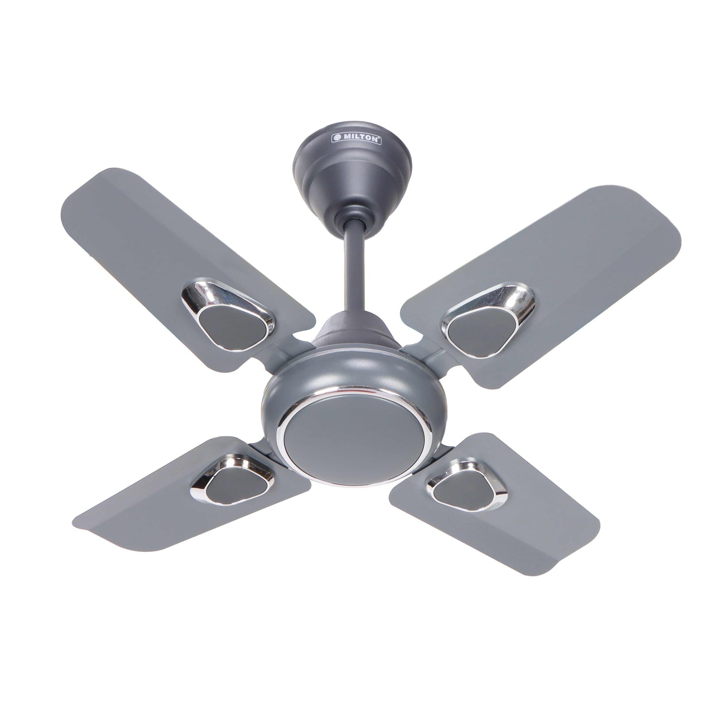MILTON Brezza 600mm Ceiling Fan with compact 3-blade design in matte finish.