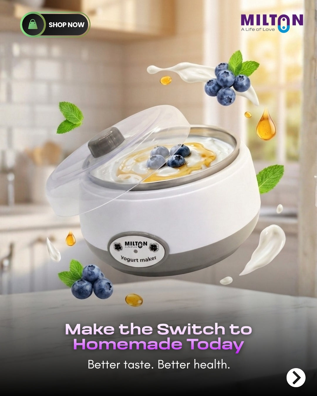 Milton Turbo Yogurt Maker Machine Automatic