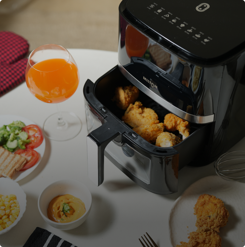 Air fryer Crispy Goodness, 90% Less Oil — Healthy Frying Effortlessly ...