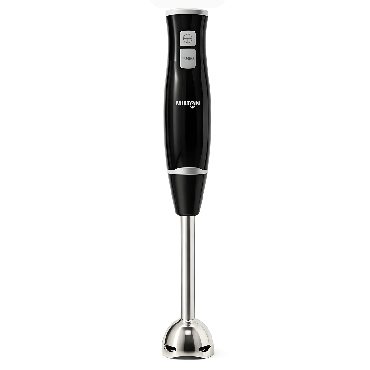 Milton Turbo 350W Hand Blender | 2-Speed Electric Mixer with Stainless Steel Blades | Portable, Lightweight & Easy-Clean for Smoothies, Juices