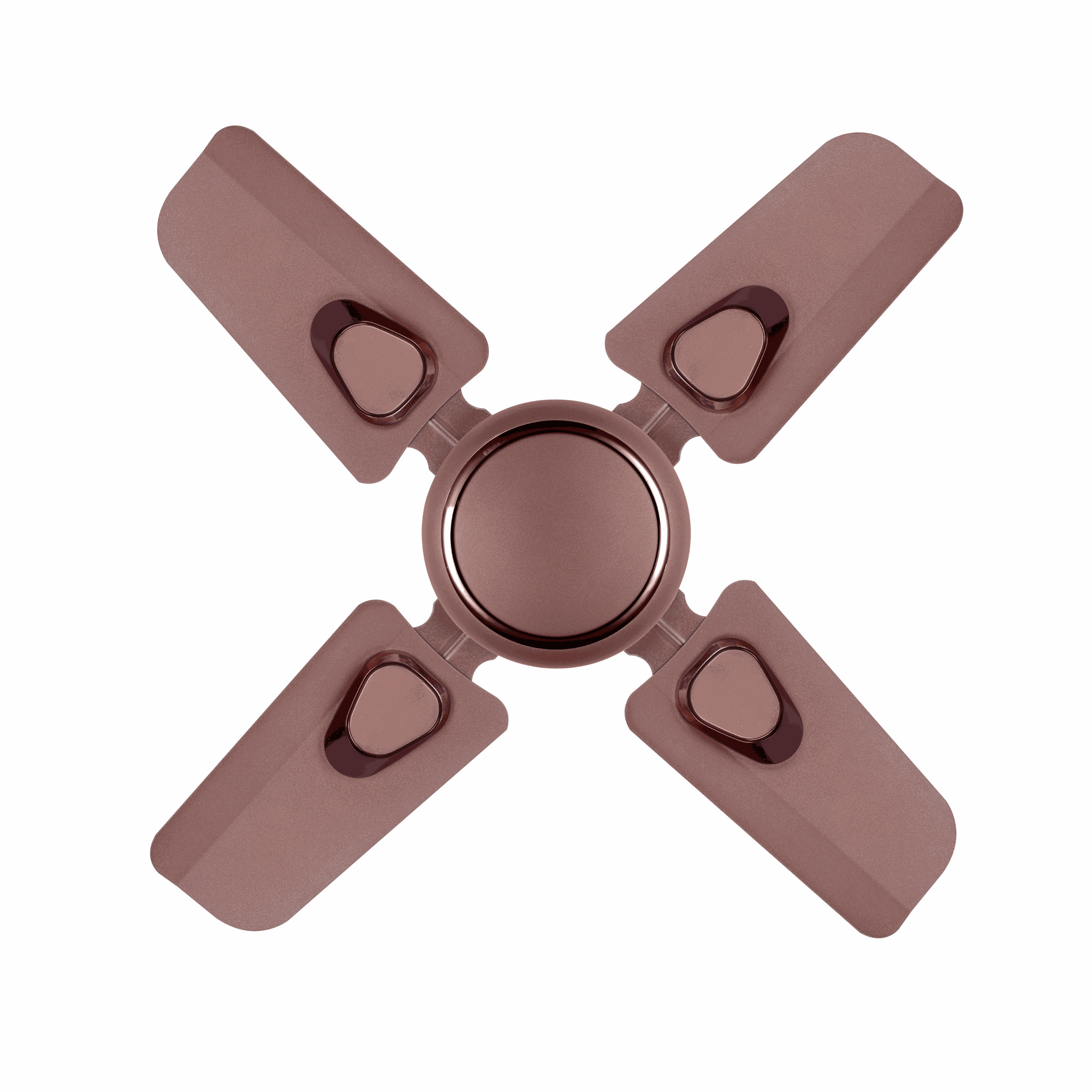 MILTON Brezza 600mm Ceiling Fan with compact 3-blade design in matte finish.
