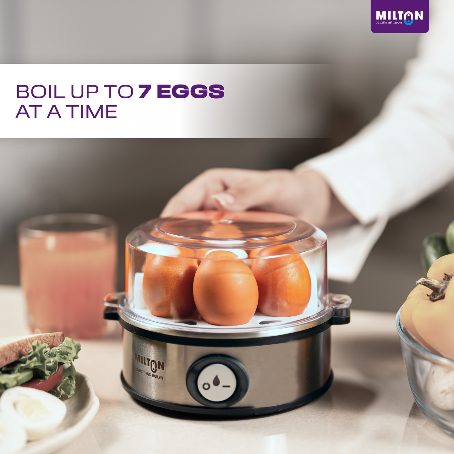 Milton Smart Instant Egg Boiler | Boiler Instant Smart