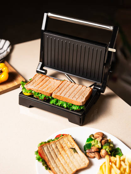 Milton Express Premium 800W Panini Press & Grill Sandwich Maker