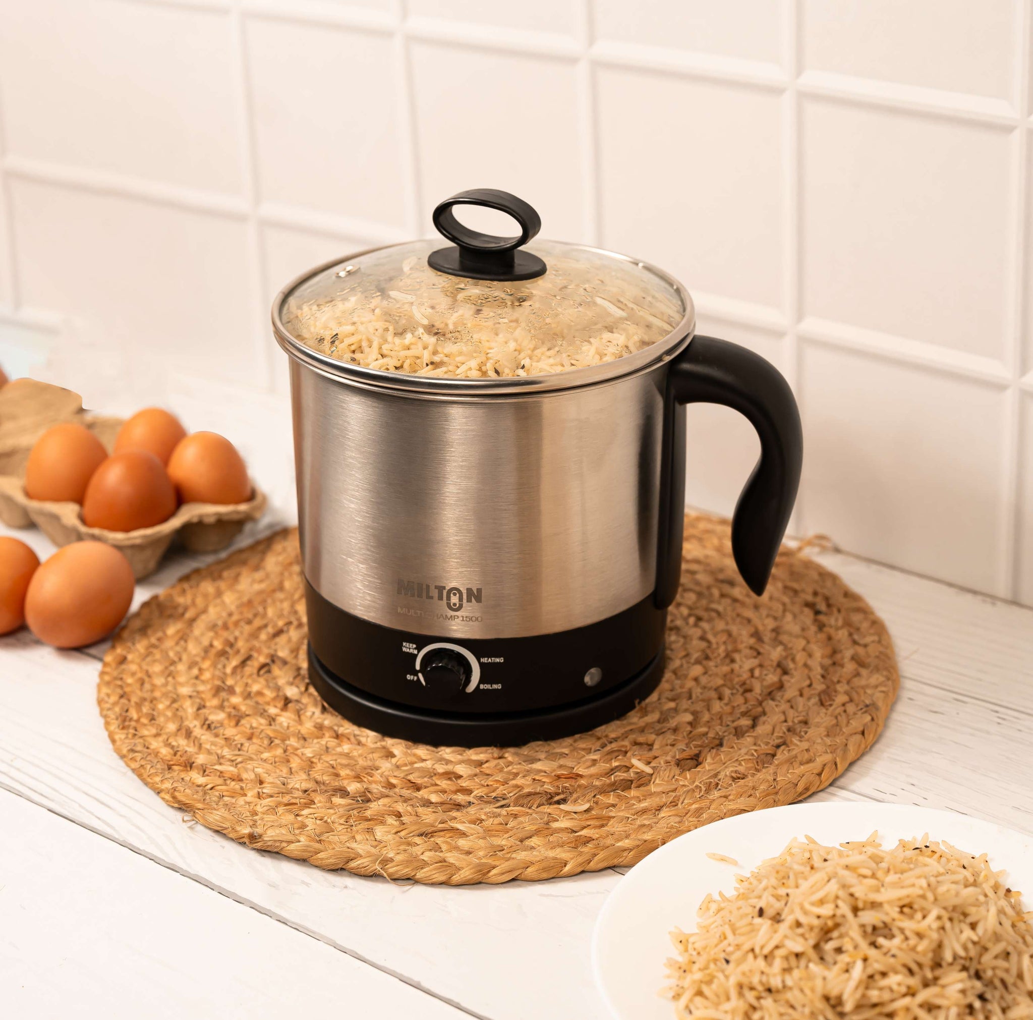 Milton Champ 1500 Electric Multi Cooker Cum steamer