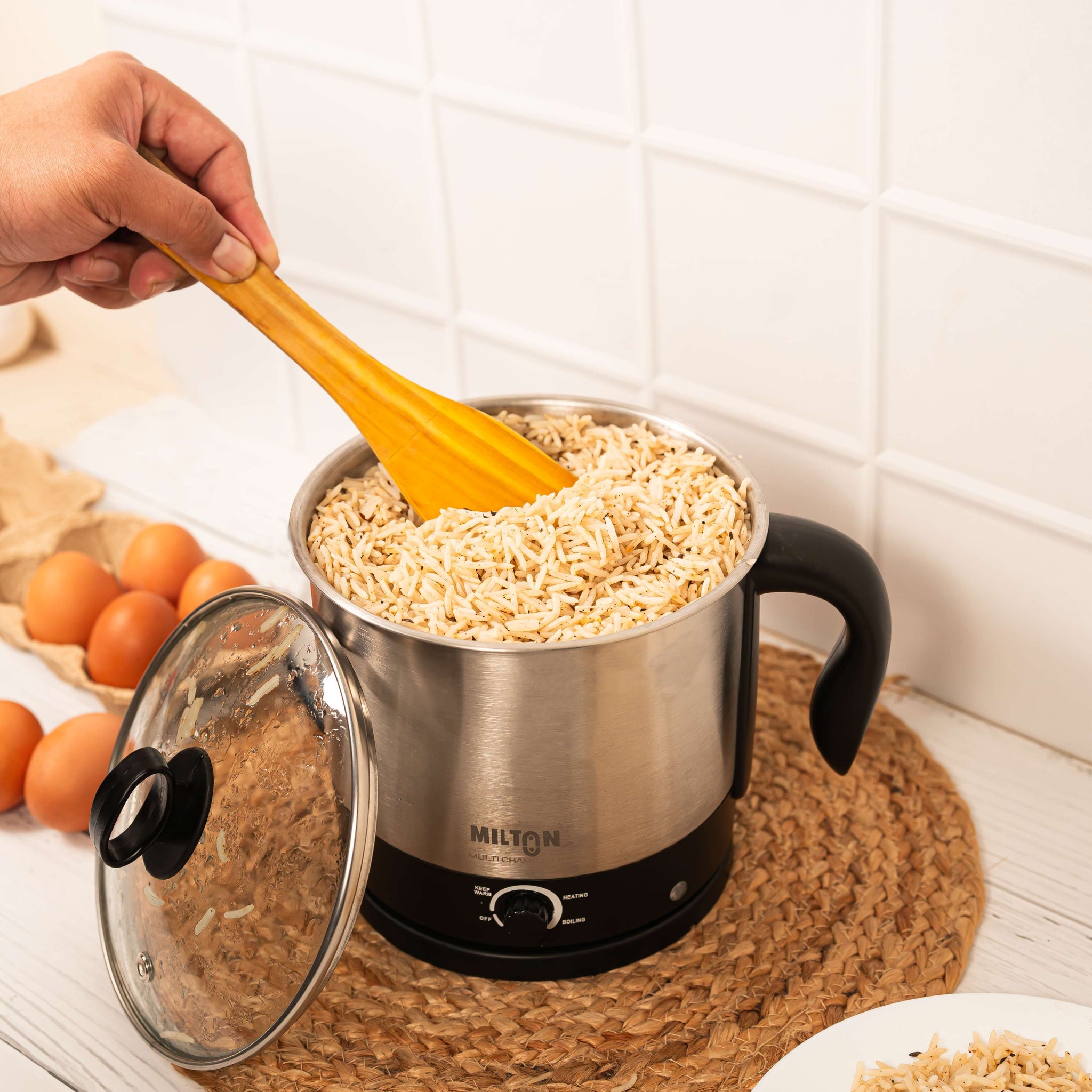 Milton Champ 1500 Electric Multi Cooker Cum steamer