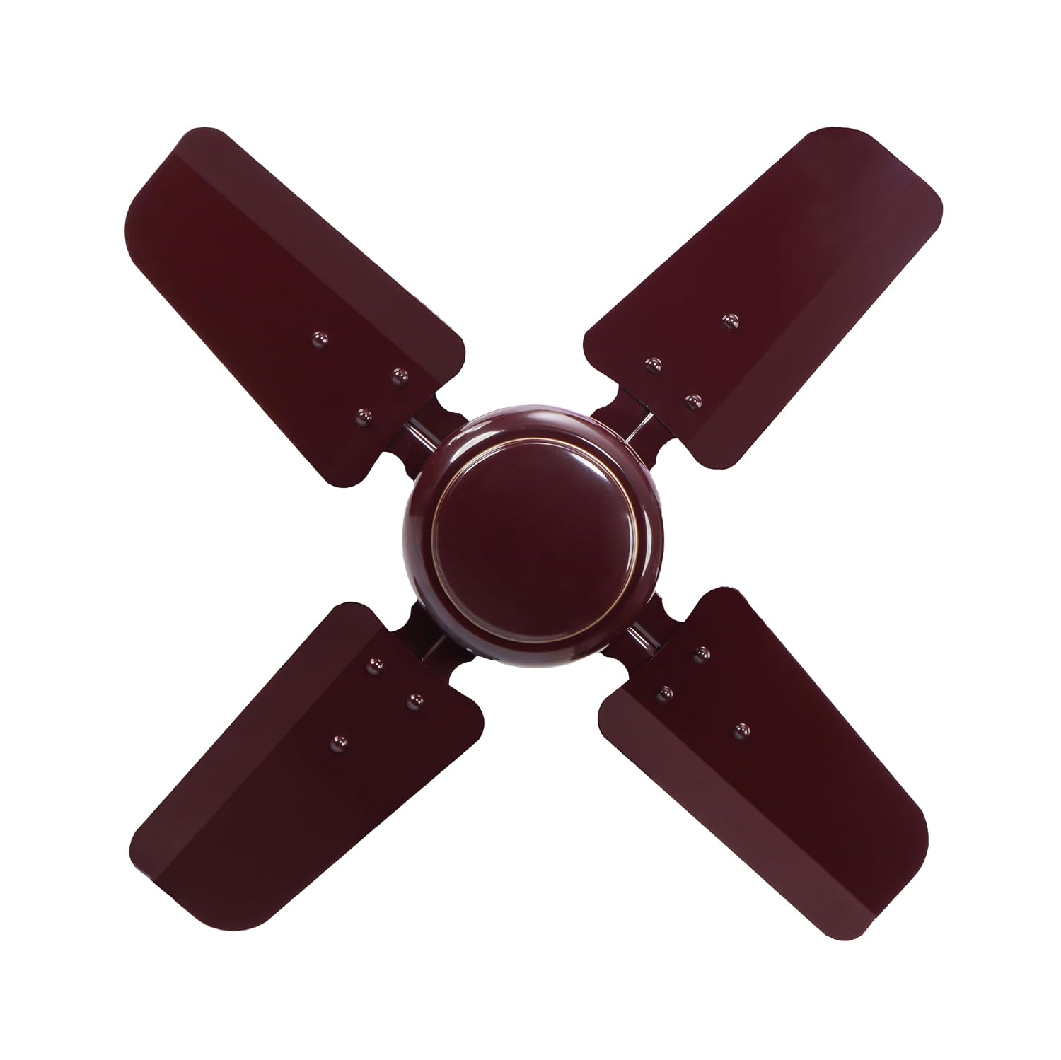 MILTON Brezza 600 mm Ceiling Fans for Home | Energy Efficient Motor | High Air Delivery 600mm ceiling fan | 24 inch High Speed fan ceiling | 2 Yr Warranty | Glossy White