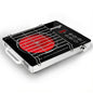 MILTON Classic 2200 Watt Infrared Cooktop with Crystal Glass & Touch Panel | 4 Pre set cooking Modes | Stir-fry | BBQ | Hot Pot | Steam | 60°C to 600°C | Digital time & Watt display - Classic SIlver 2Yr Warranty