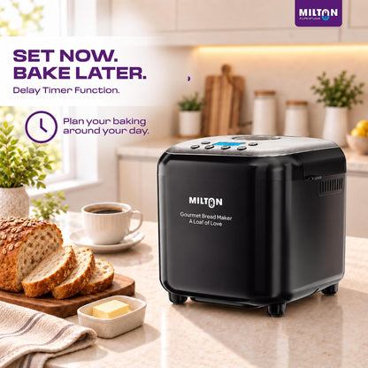 Milton Gourmet 19-in-1 Automatic Bread Maker Machine, 600W