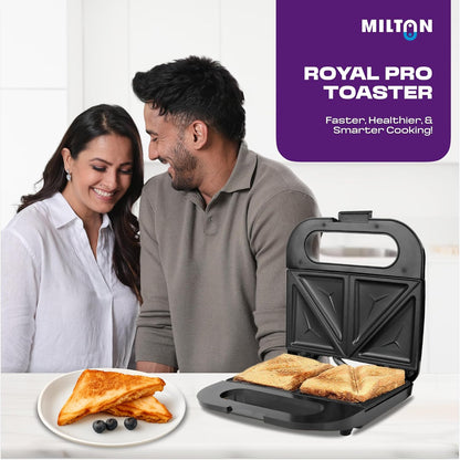 Milton Royal Pro 800W 2-Slice Triangular Sandwich Maker