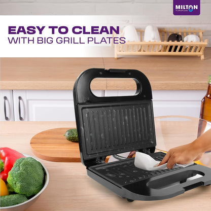 Milton Royal Pro 800W Griller Toaster Sandwich Maker