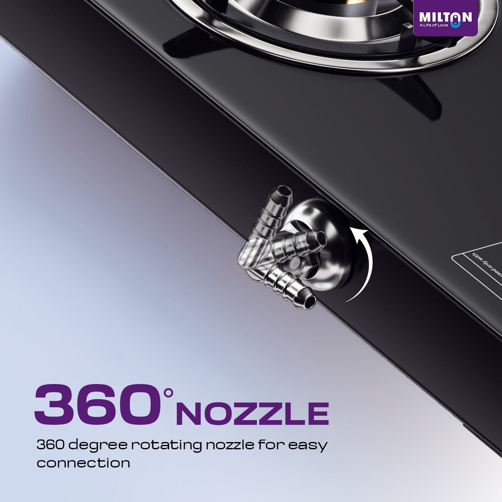 Milton Ignis Pro 3 Burners Auto Ignition Gas Stove