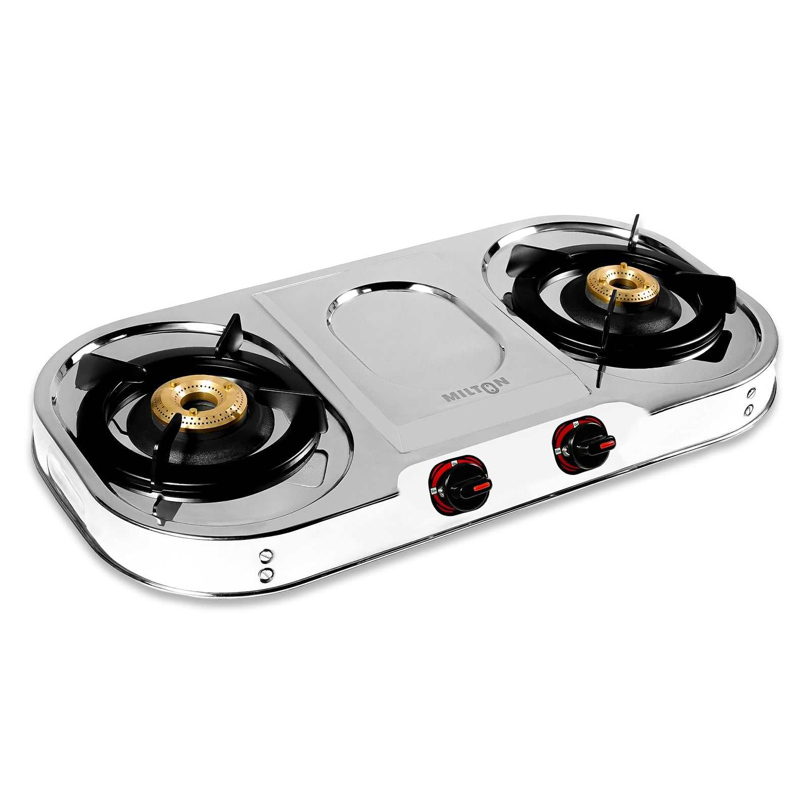 Stainless Steel Gas Stove Body MILTON Royal 2 Burner - Durable Compact
