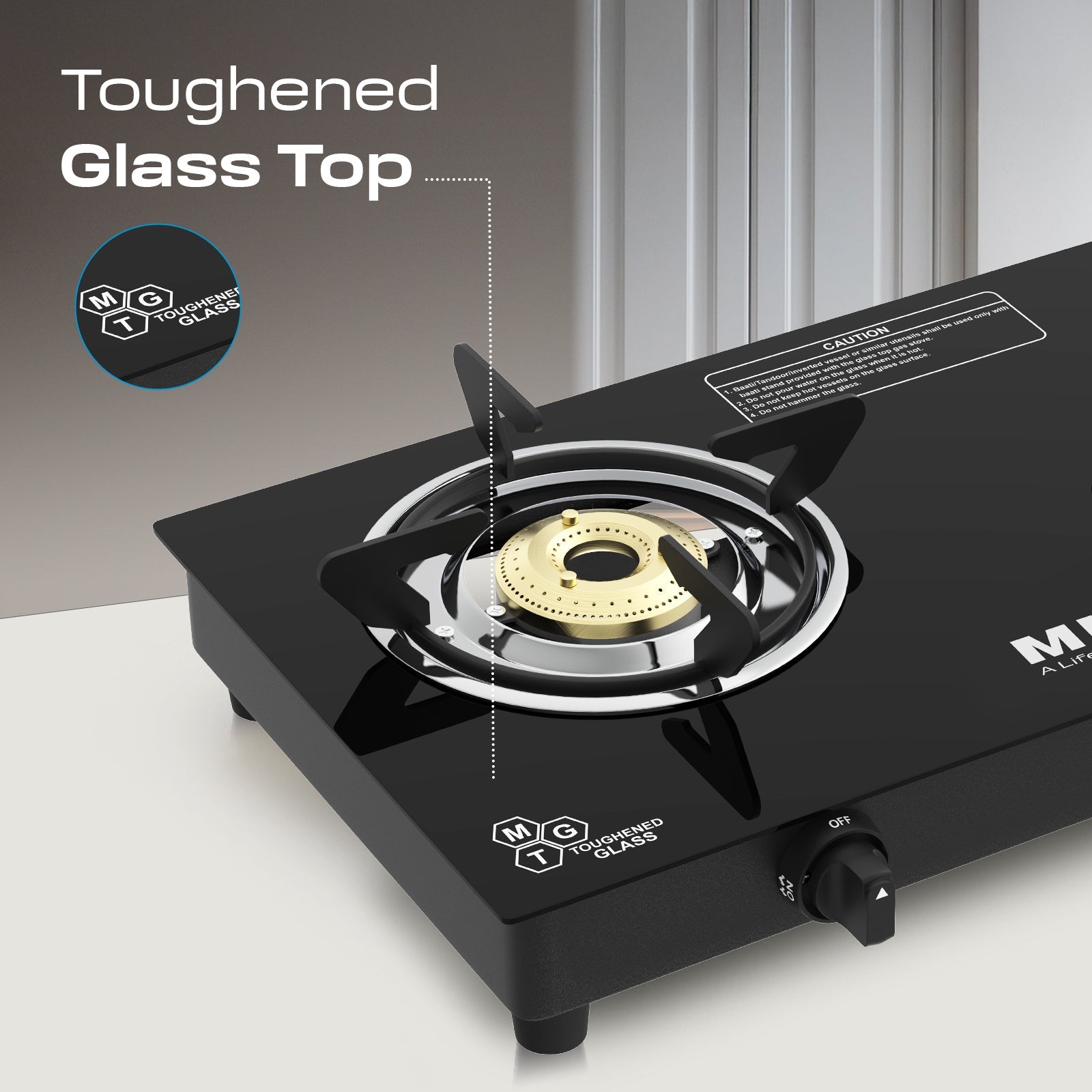 Milton Premium Pro 2 Burners Auto Ignition Gas Stove Durable & Stylish