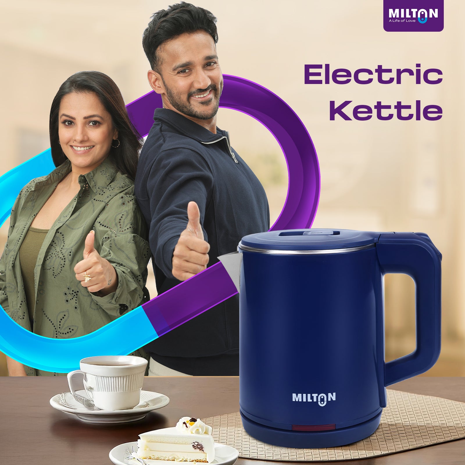 Milton Rapid Cool Touch Kettle 1L | 1500 Watts