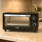 Milton 10L OTG Oven Toaster Griller 800W Auto Shut-Off 250°C Thermostat Timer Bell Grill Rack & Baking Tray 2Yr Warranty